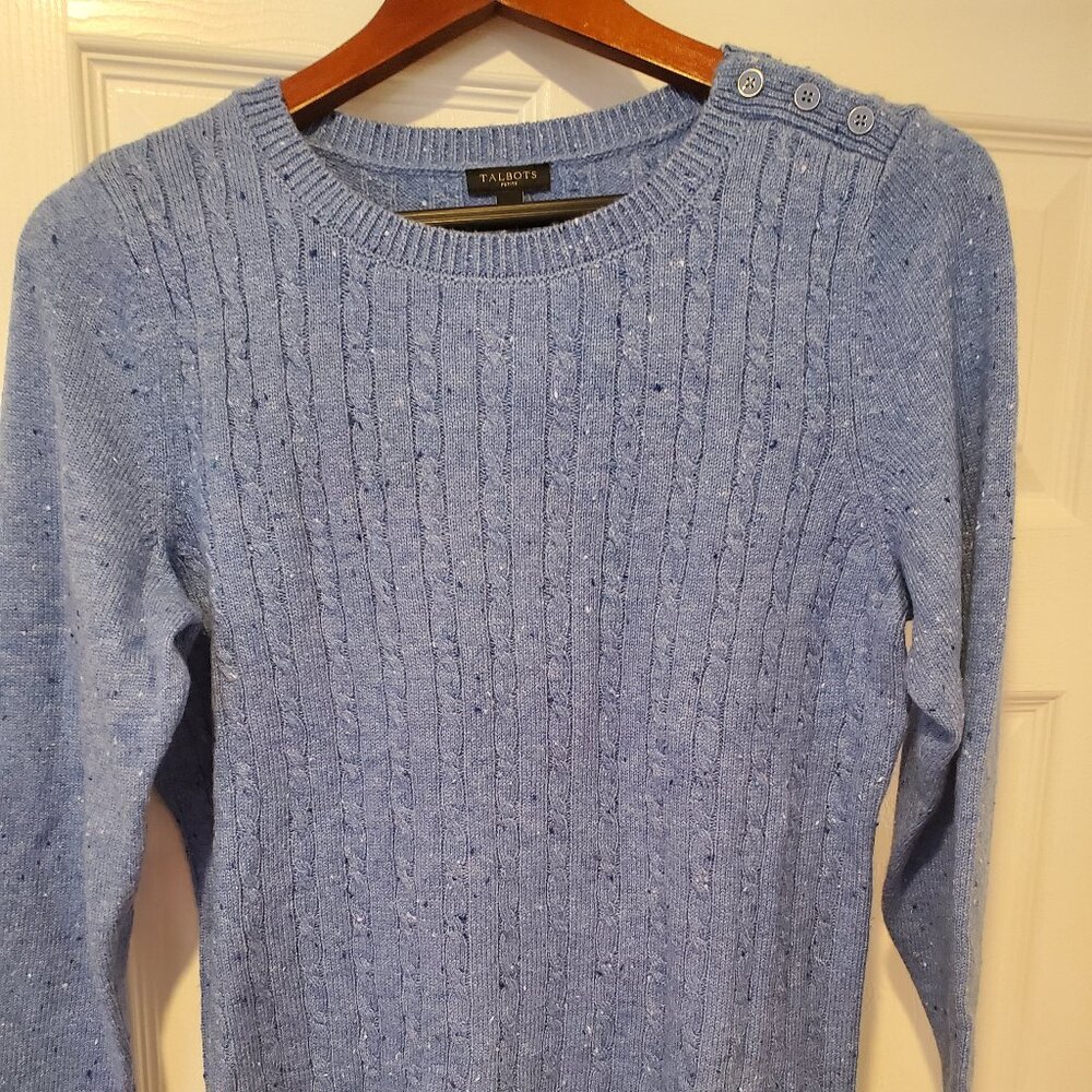 Talbots Lightweight cable knit sweater